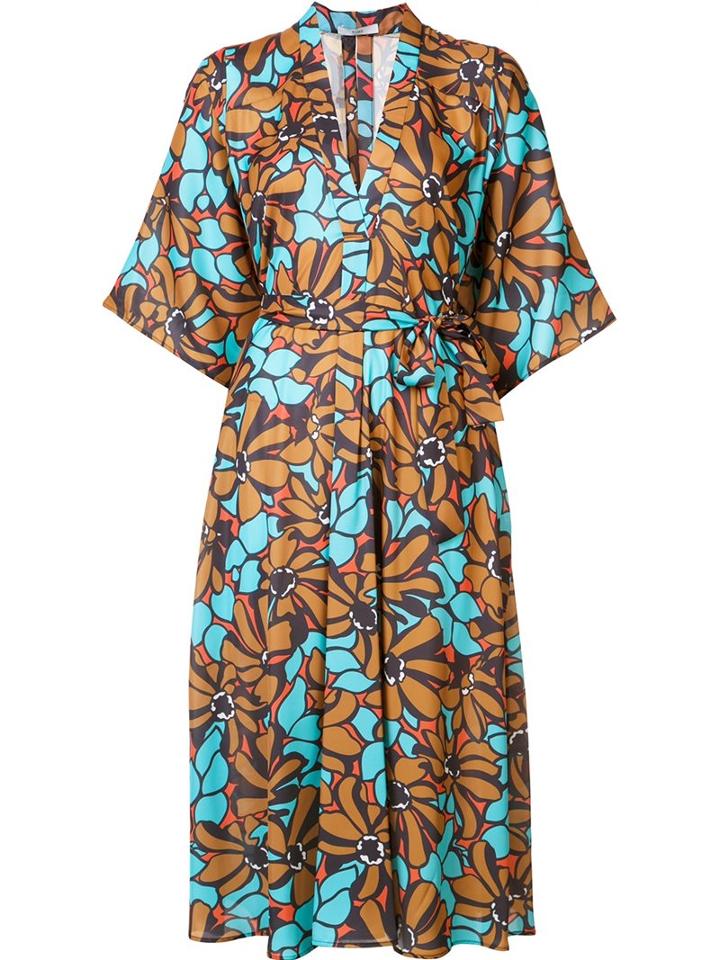Tome Floral Print Shirt Dress