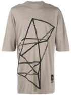 Rick Owens Drkshdw Contrast Print T-shirt - Dust
