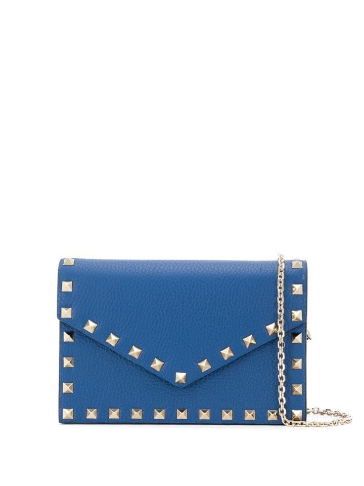 Valentino Valentino Garavani Rockstud Chain Pouch - Blue