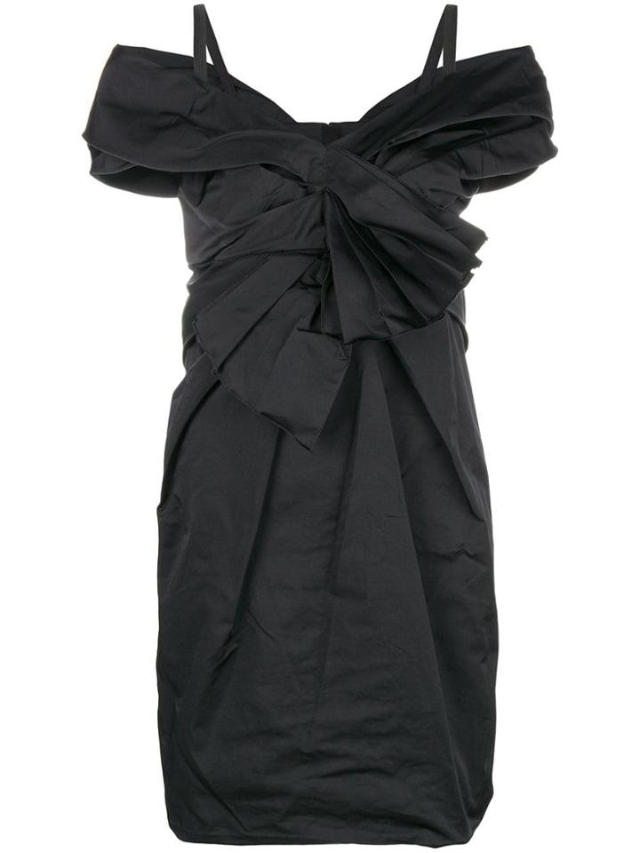 Marc Jacobs Twist Knot Mini Dress - Black