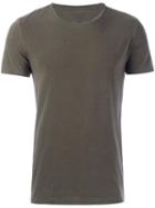 Majestic Filatures Round Neck T-shirt, Men's, Size: Large, Green, Cotton/spandex/elastane