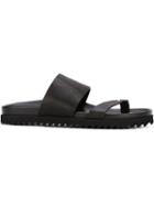 A.f.vandevorst 161y363 Sandals, Men's, Size: 43.5, Black, Calf Leather/leather/rubber