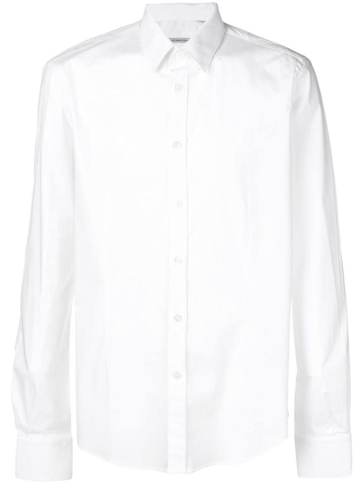 Daniele Alessandrini Long-sleeve Fitted Shirt - White