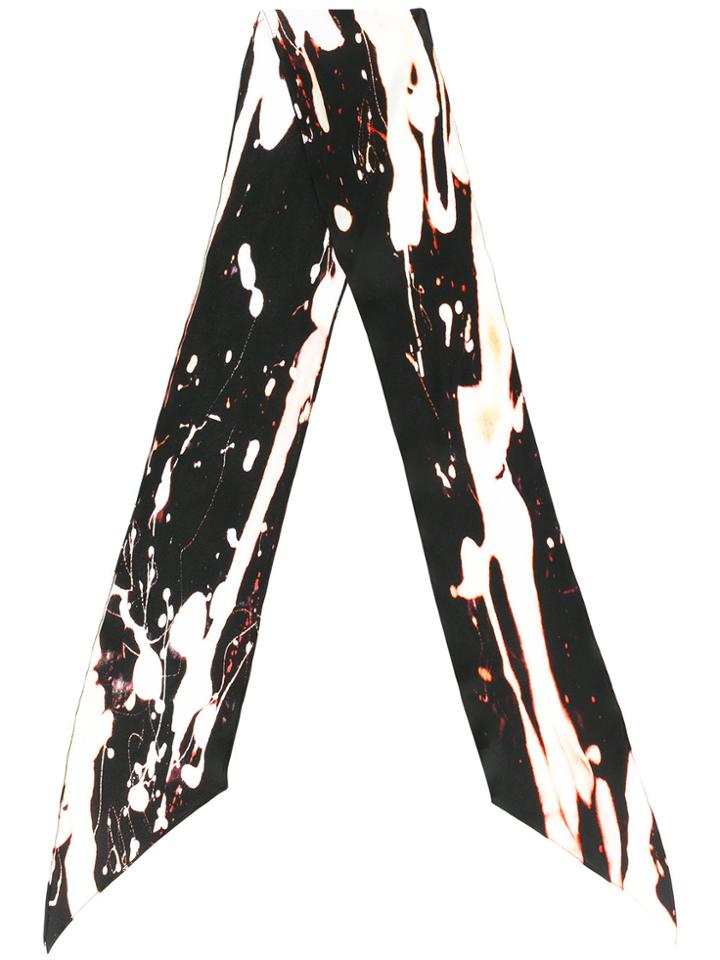 Rockins Bleach Skinny Silk Scarf - Multicolour