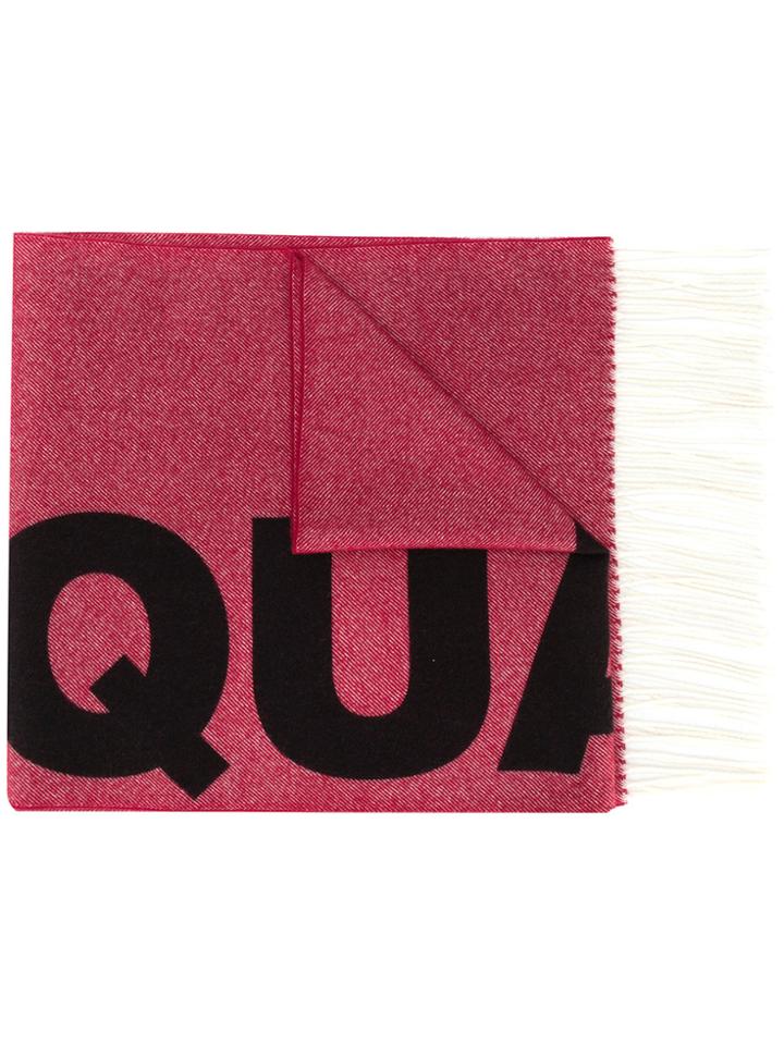 Dsquared2 Logo Jacquard Scarf
