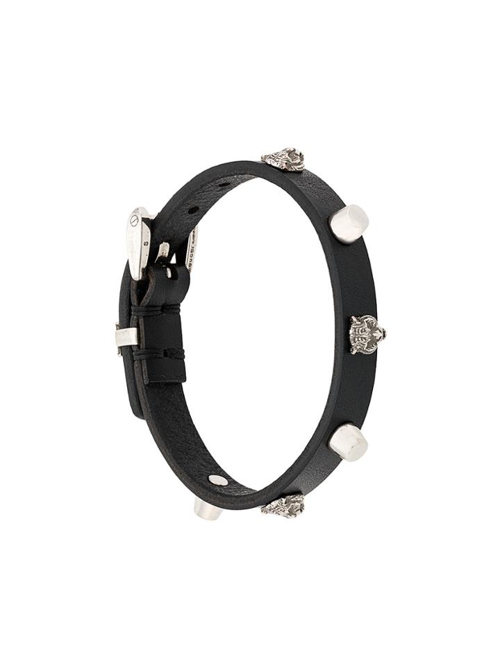 Gucci Wolf Stud Bracelet - Black