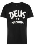Deus Ex Machina Logo Print T-shirt - Black