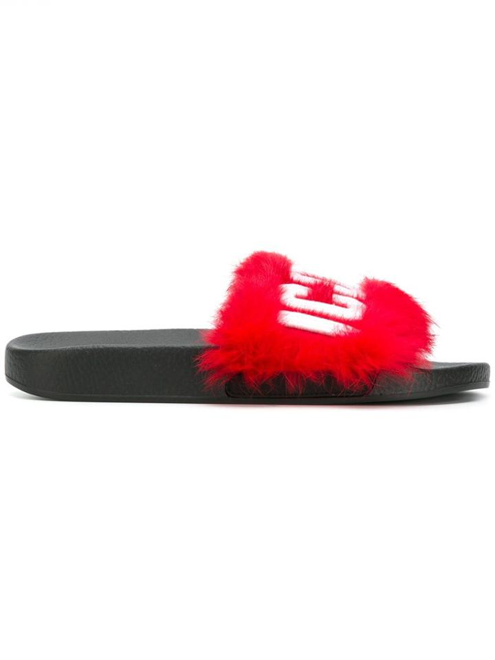Dsquared2 Icon Contrast Strap Slides