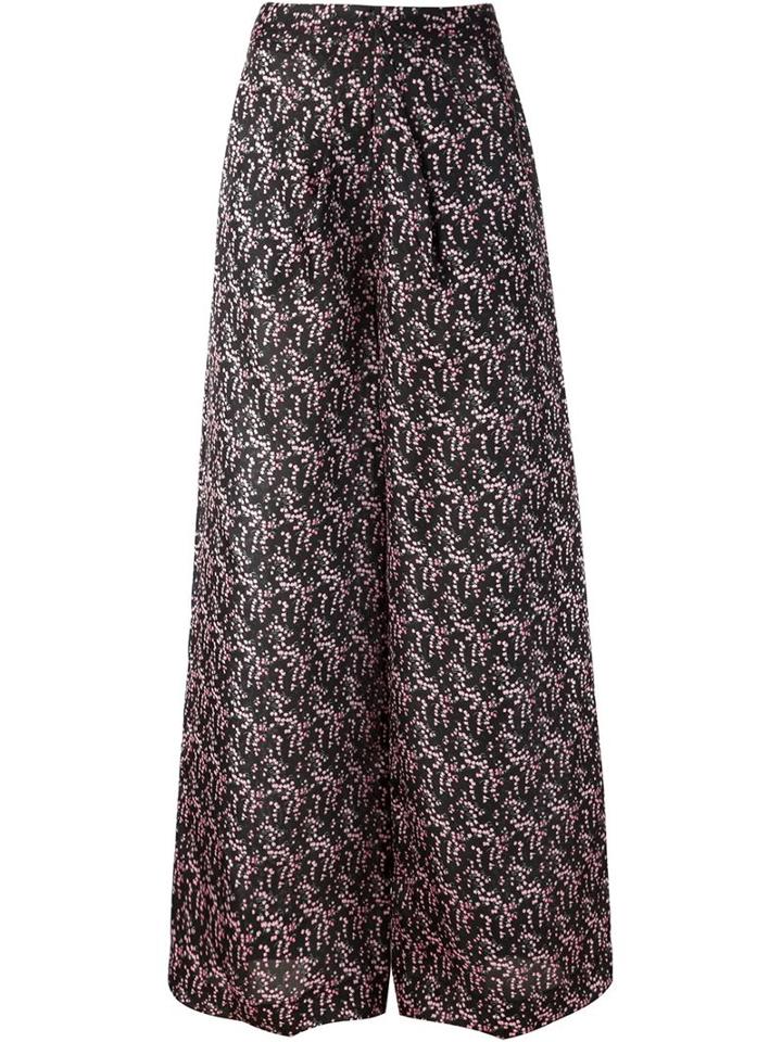 Rosie Assoulin Wide Leg Trousers, Women's, Size: 4, Black, Silk