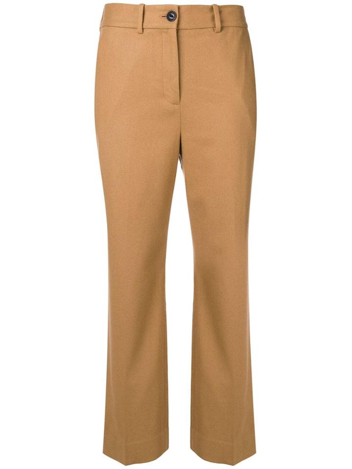 Rag & Bone Slim-fit Cropped Trousers - Brown