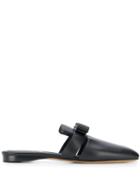 Salvatore Ferragamo Bow Detail Mules - Black