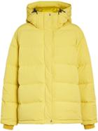 Burberry Archive Logo Down-filled Hooded Puffer Jacket - Yellow &
