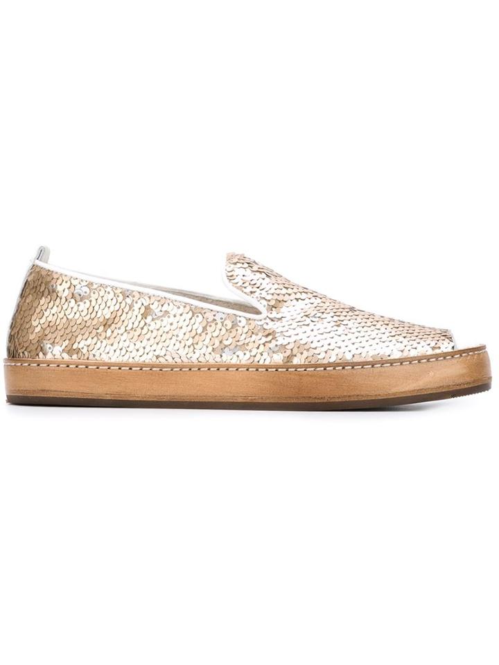 Henderson Baracco Sequined Slip-on Sneakers
