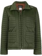 Chanel Vintage Quilted Zip-up Jacket - Green