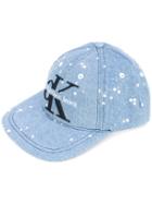 Calvin Klein Jeans - Logo Embroidery Denim Cap - Men - Cotton - One Size, Blue, Cotton