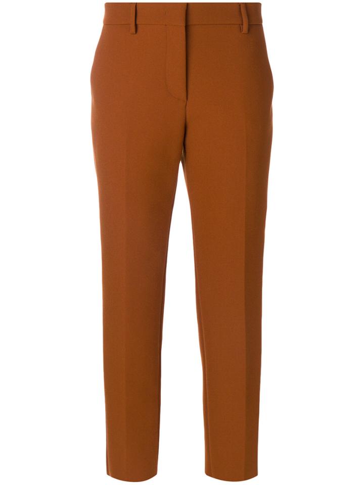 Msgm Straight-leg Trousers - Brown