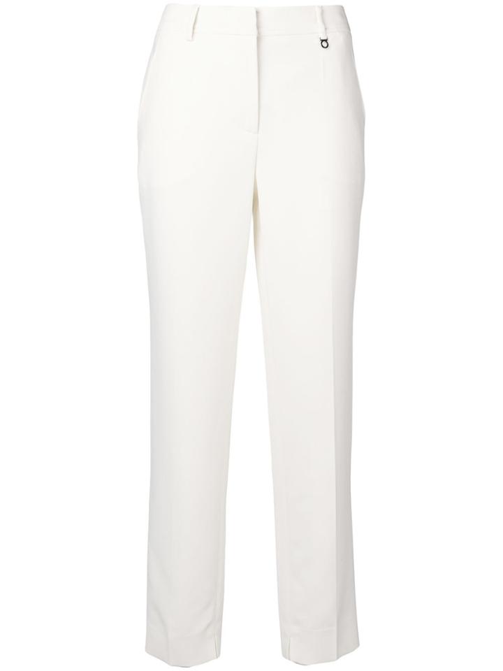 Salvatore Ferragamo Skinny Trousers - White