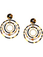 Gas Bijoux Alexia Multi-hoop Earrings - Brown