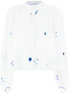 Thierry Colson Balloon-sleeve Blouse - White