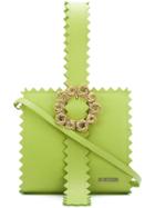 Jacquemus Scallop Trim Tote - Green
