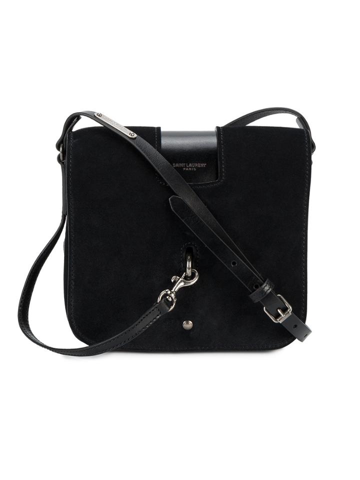 Saint Laurent Charlotte Messenger Bag - Black