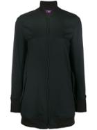 Y's Shawl Collar Zipped Sweatshirt - Black