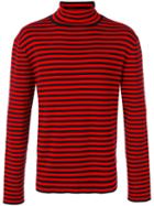 Gucci - Striped Turtleneck Top - Men - Cotton - L, Red, Cotton