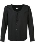 Comme Des Garçons Homme Plus - Scoop Neck Shirt - Men - Cotton - M, Black, Cotton