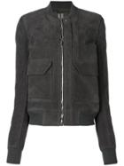 Rick Owens Drkshdw Flap Pocket Zipped Jacket - Grey