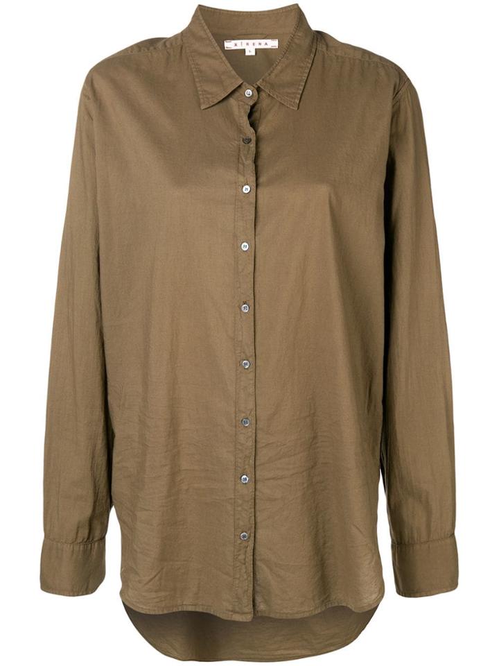 Xirena Classic Plain Shirt - Green