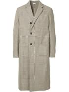 Jil Sander Checked Long Coat - Neutrals