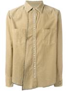 Golden Goose Deluxe Brand Corduroy Shirt, Men's, Size: Large, Nude/neutrals, Cotton