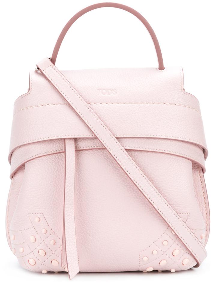 Tod's Wave Mini Backpack - Pink & Purple