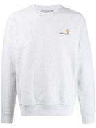 Carhartt Wip Branded Sweatshirt - Grey