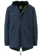 Mr & Mrs Italy Fur Lining Parka - Blue