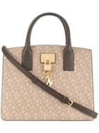 Dkny Dkny Logo Handbag - Brown