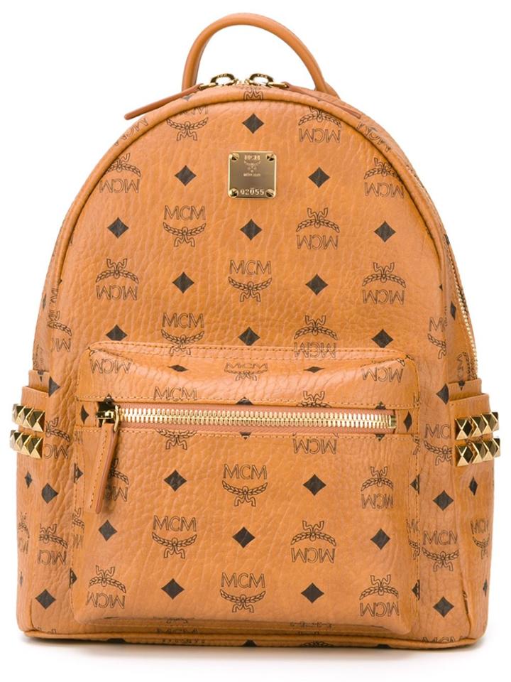 Mcm 'stark' Backpack - Brown
