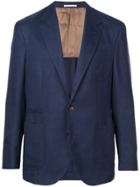 Brunello Cucinelli Single-breasted Blazer - Blue