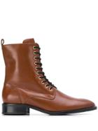 Hogl Lace-up Ankle Boots - Brown