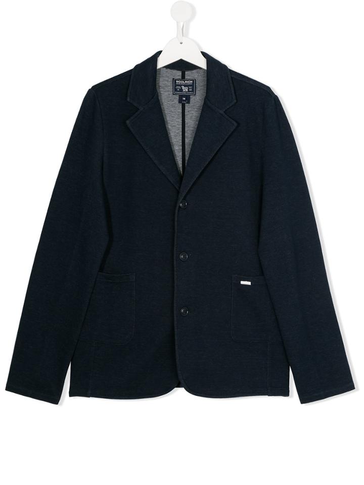 Woolrich Kids Teen Casual Blazer - Blue