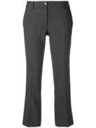 Alberto Biani Creased Cropped Trousers - Grey