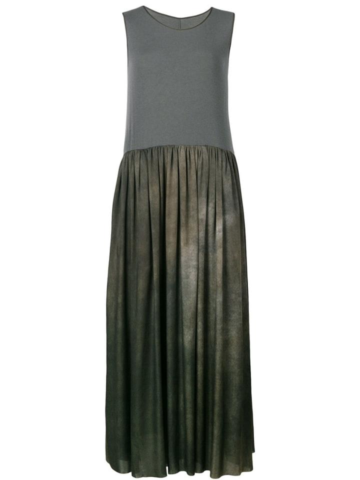 Uma Wang Bi-material Dress - Grey