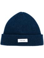 Soulland 'villy' Knitted Beanie, Men's, Blue, Wool