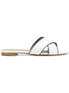 Tabitha Simmons Cross-strap Sandals - White