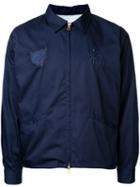 Monkey Time - Zip Up Jacket - Men - Polyester/cotton - S, Blue, Polyester/cotton