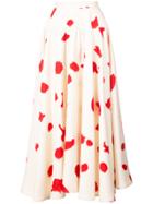 Calvin Klein 205w39nyc Ink Splatter Midi Skirt - Nude & Neutrals