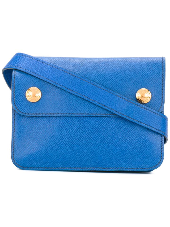 Hermès Vintage Flap Belt/clutch, Women's, Blue