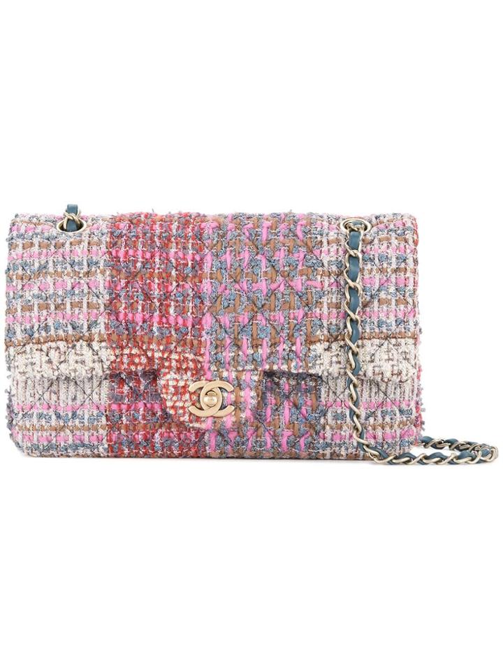 Chanel Vintage Double Flap Chain Shoulder Bag - Multicolour