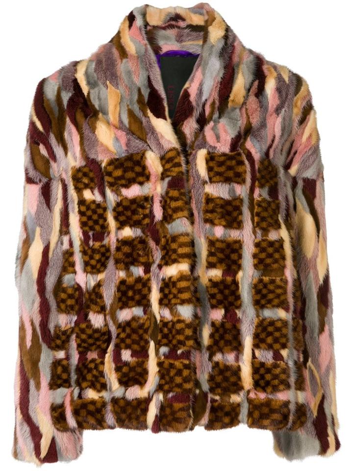 Liska Panelled Jacket - Brown