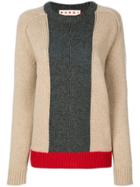 Marni Colour Block Sweater - Nude & Neutrals